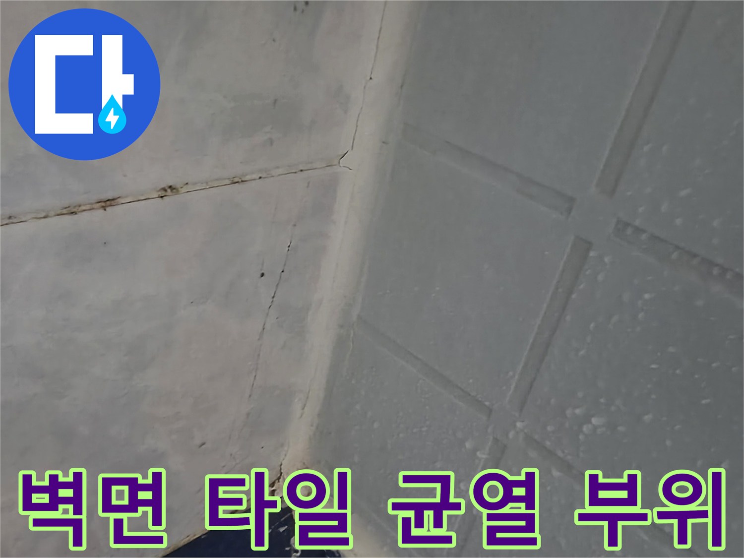 동두천-욕실-타일-틈새-균열-및-습기-상태