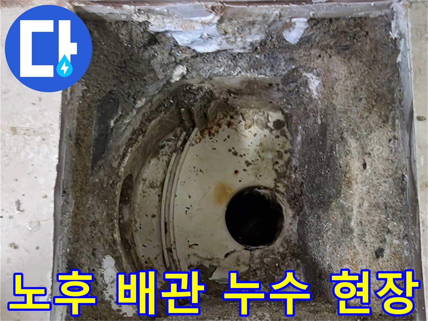 안양 동안구 비산동 아파트에서-노후된 배관으로 인해 발생한-누수 현장을 정밀하게 점검하는 모습입니다