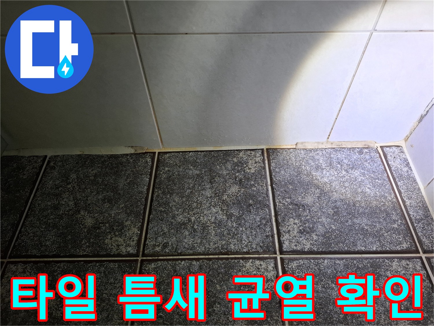 욕실-바닥-타일-사이-벌어진-틈새-누수-위험-부위