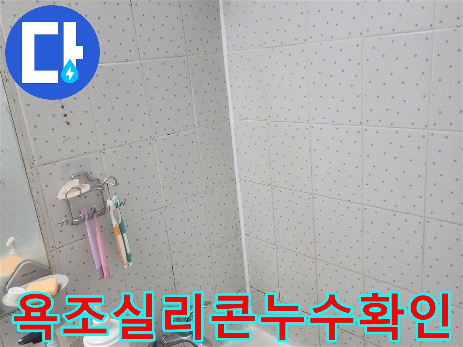 동대문구-사가정로-아파트-욕실-누수-욕조-주변-실리콘-상태-정밀-확인