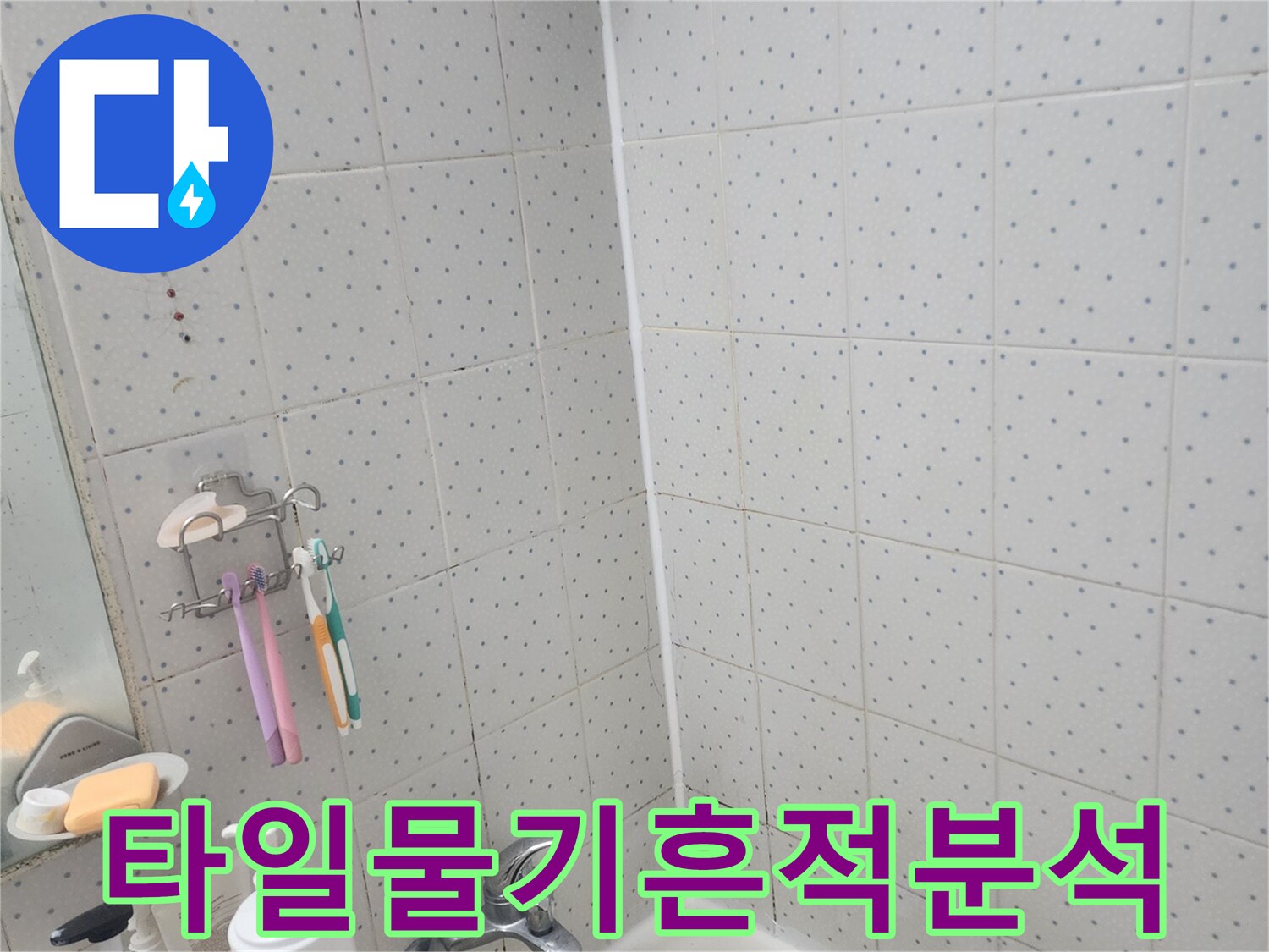 동대문구-사가정로-욕실-누수-타일-표면-물기-흔적-분석-현장-모습