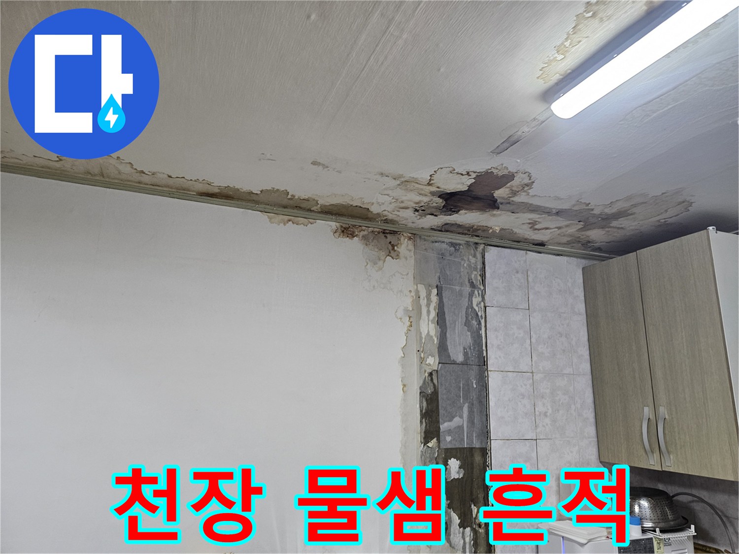 동작구-상도동-빌라-천장-물샘-및-변색-현장
