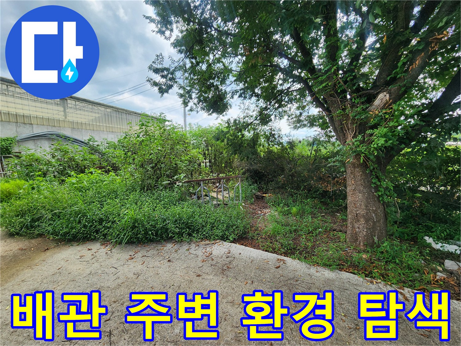 양주시-남면-야외-배관-주변-누수-진단-상태
