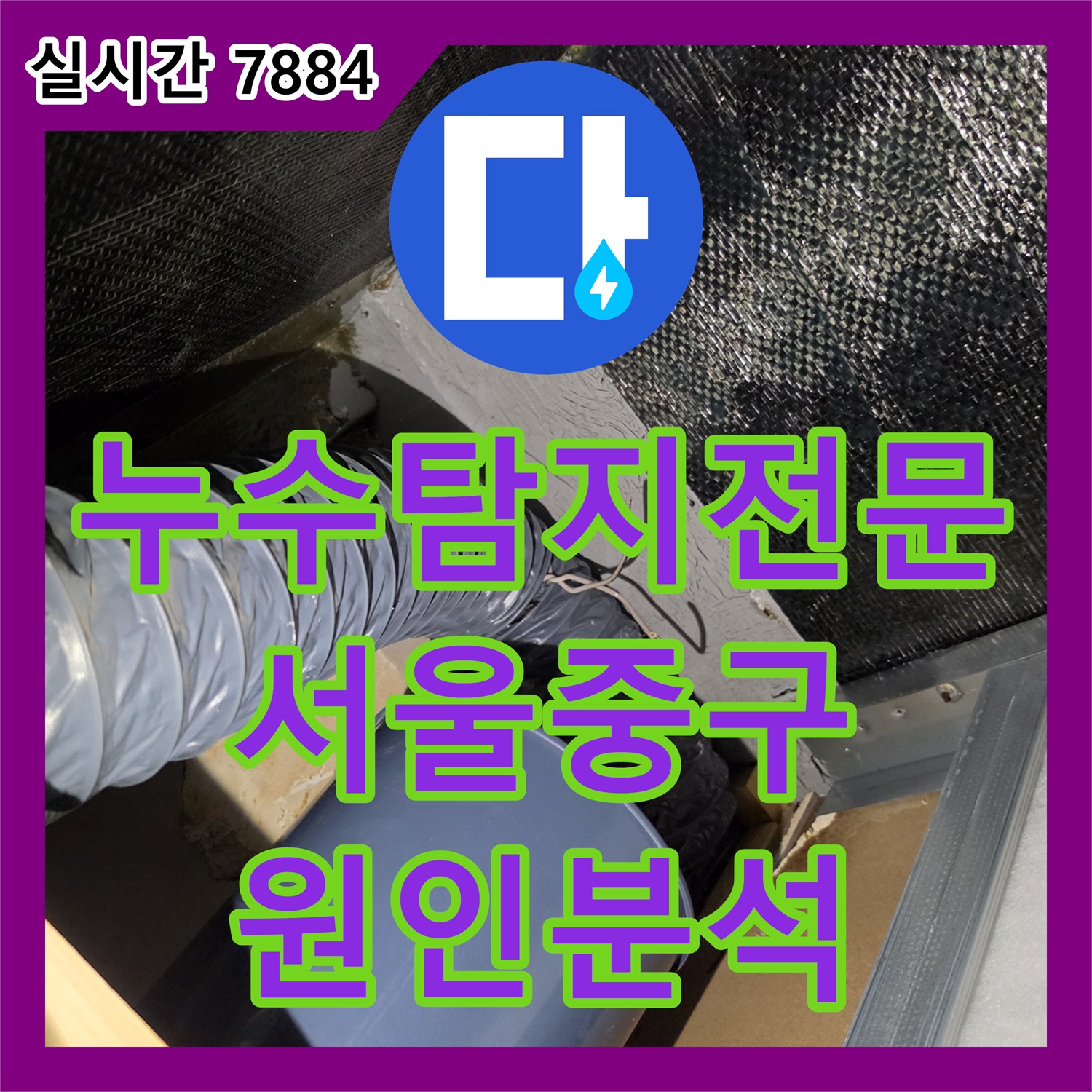 누수탐지전문 서울 중구 남산동 게스트하우스 천장 누수 원인 분석 및 상층부 정밀 진단
