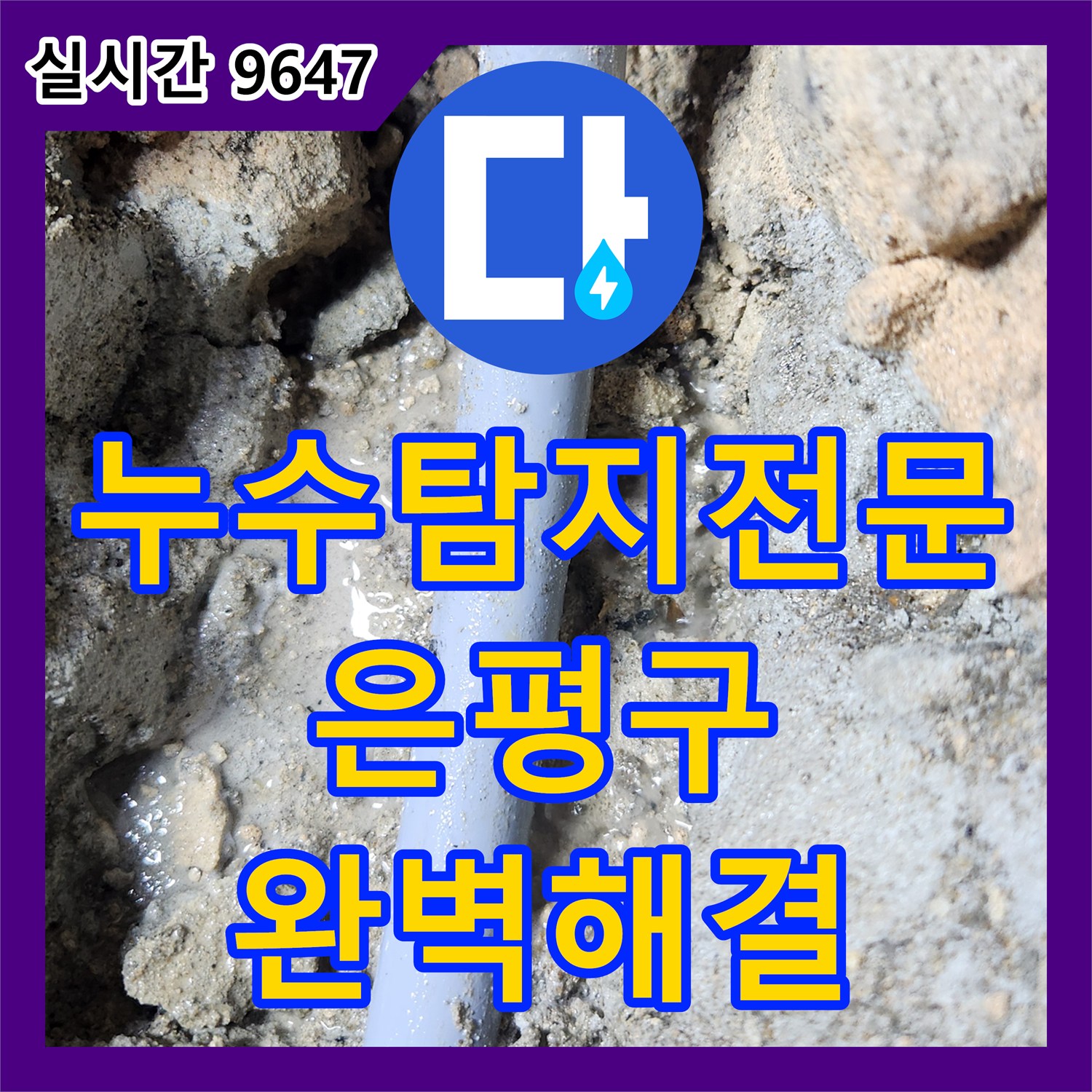 누수탐지전문 싱크대 아래 숨어있던 직수 배관 누수를 정밀 진단으로 해결한 서울 은평구 역촌동 현장